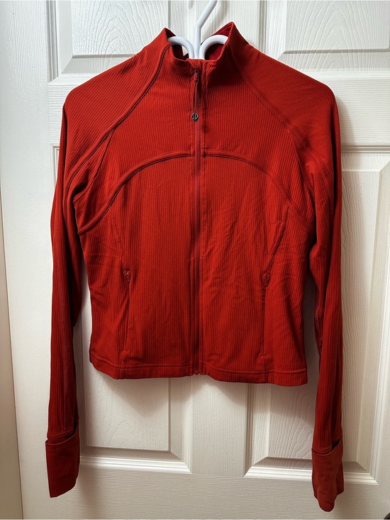 lululemon athletica Jackets & Blazers - Lululemon Ribbed Nulu Cropped Define Jacket
Cayenne Size 10